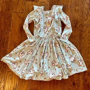 Dot Dot Smile Ghost and Candy Corn Dress